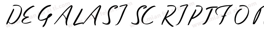 DEGALASI SCRIPT FONT字体转换